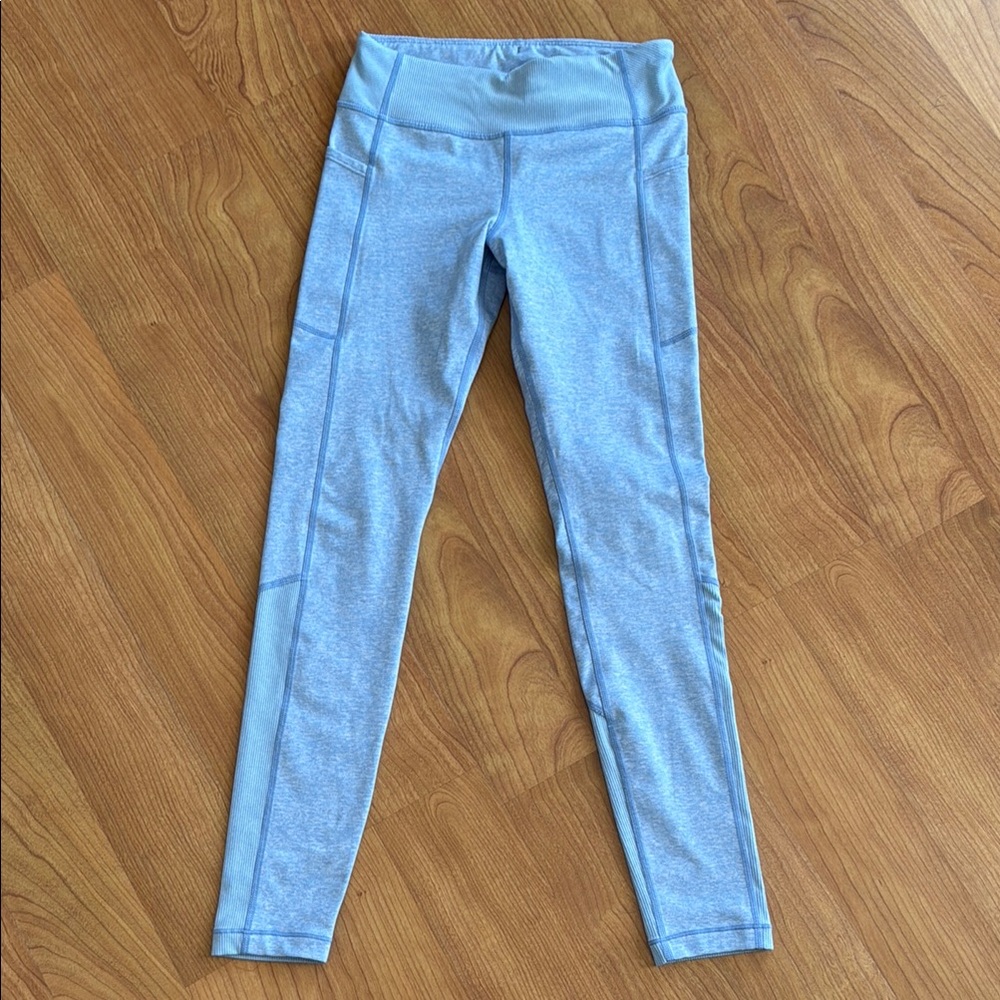 Youth Girls Athleta Light Blue Leggings
